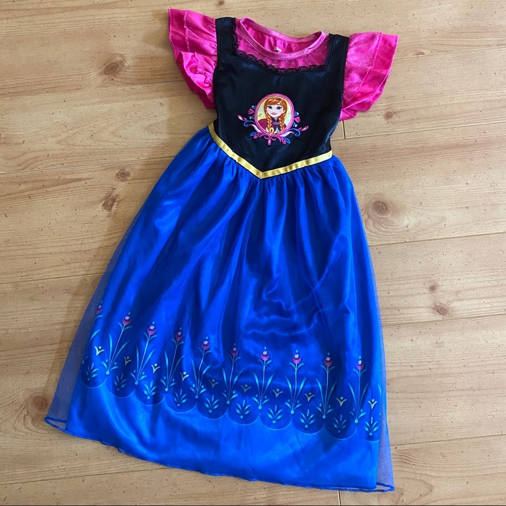 Disney's Frozen Anna Girls Fantasy Gown Nightgown